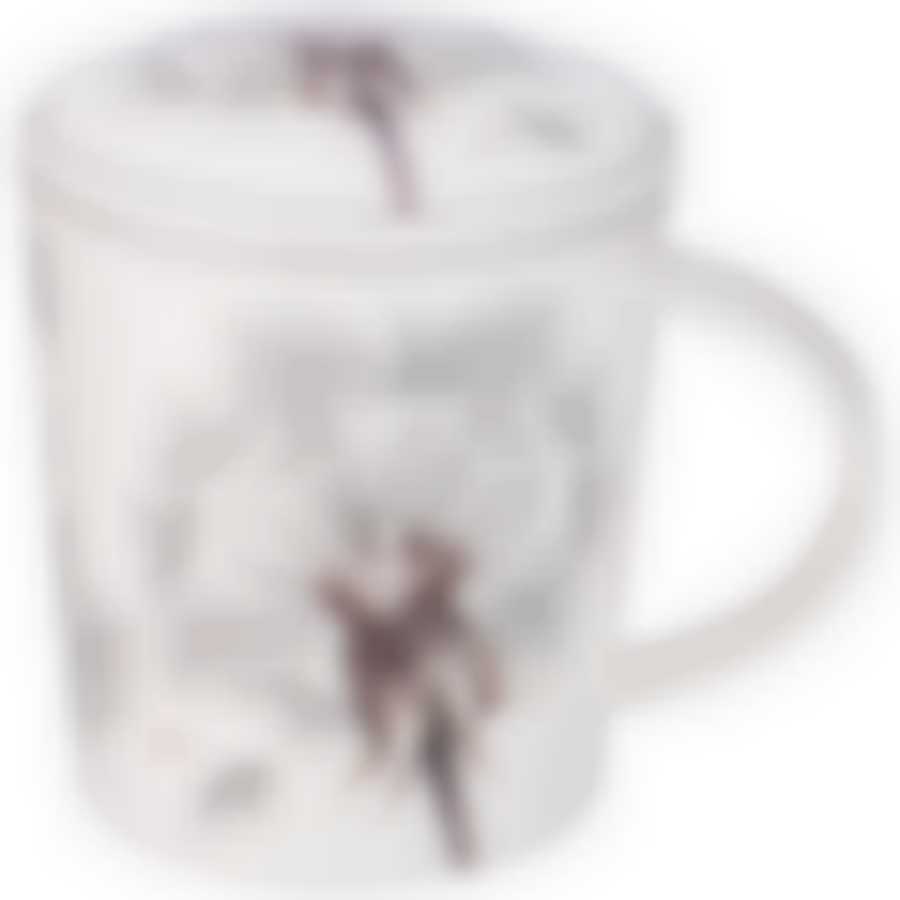 Кружка заварочная lefard dandelion с металл. ситом и фарфор. крышкой 320 мл