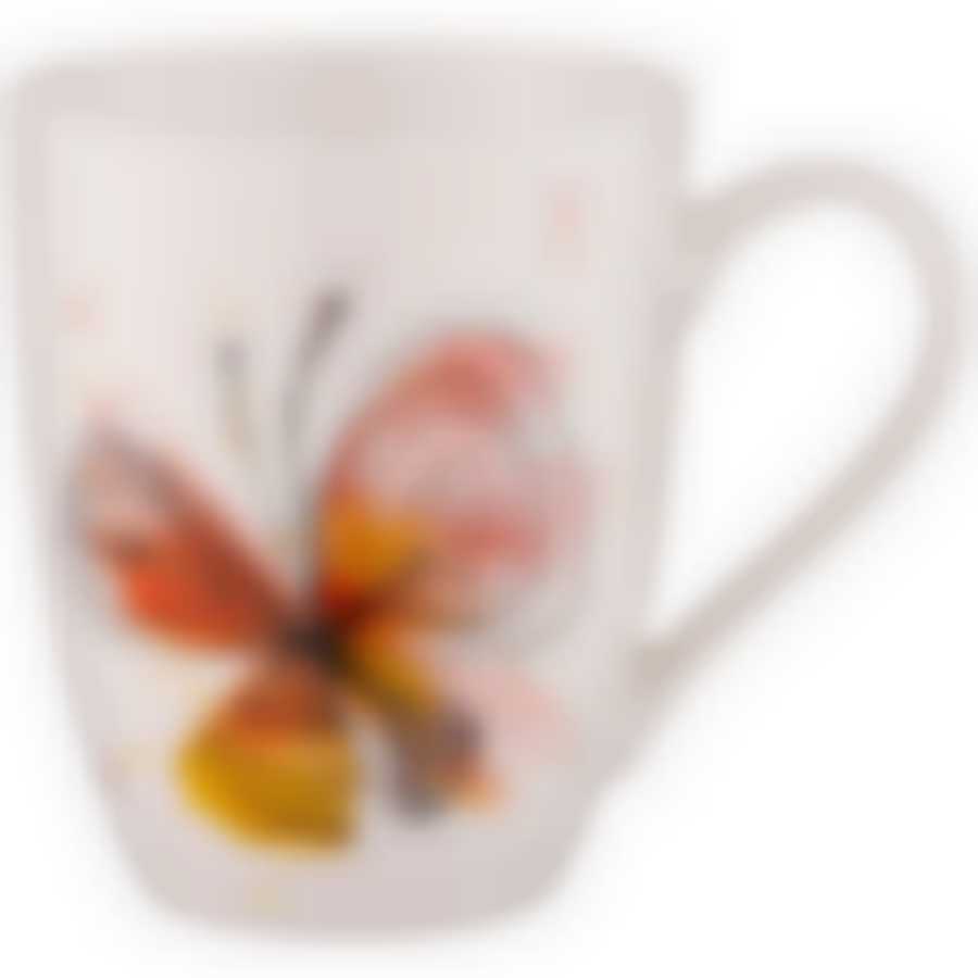 Кружка lefard Бабочки 360 мл (кор=36 шт) 12,1*8,7*10,7см