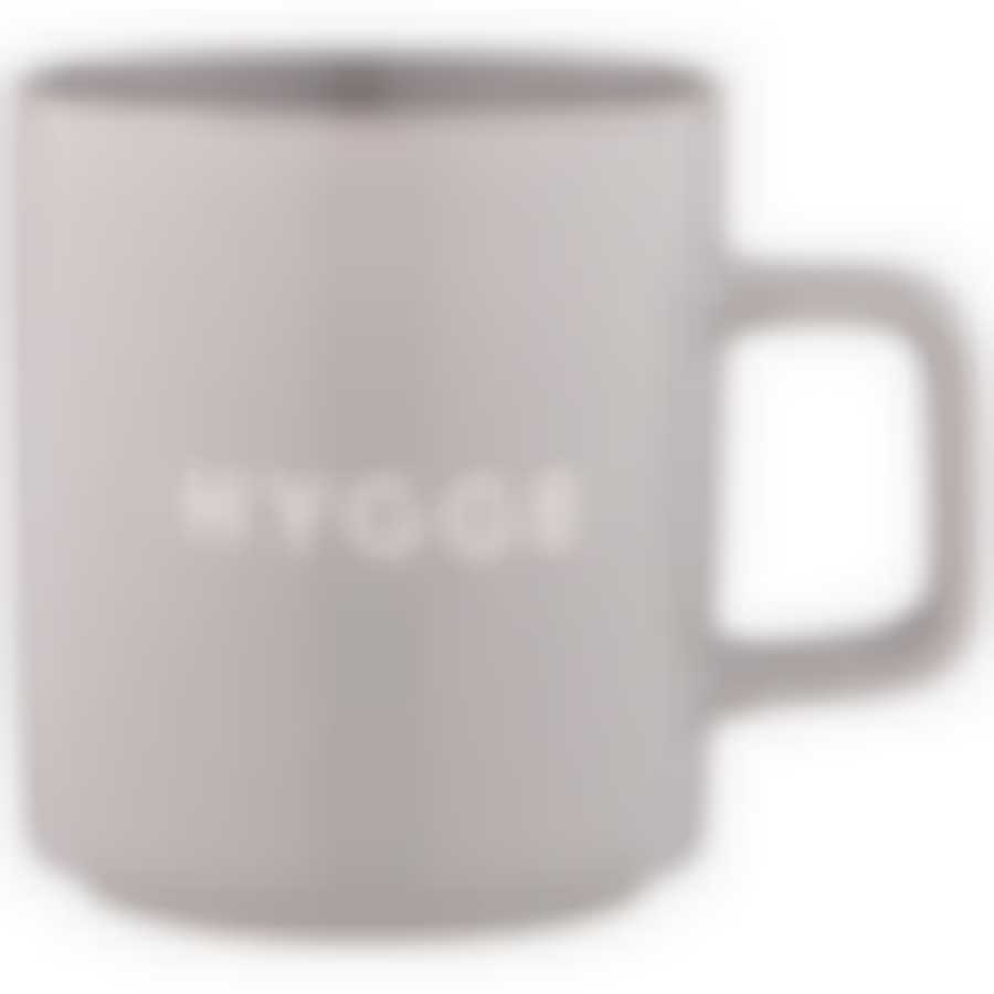 Кружка светло-серая 400 мл 12*9*10см