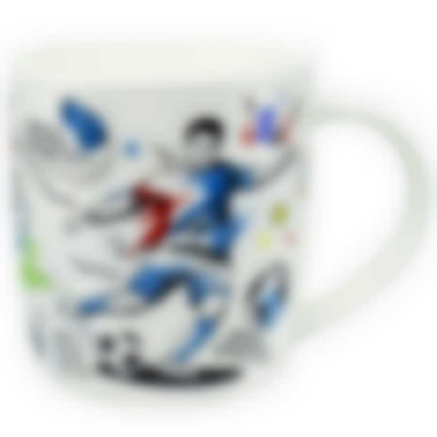 Кружка фарф 390мл бочка Football 1 ТМ Rainbow, WWFTB-1