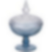 Емкость для хранения на ножке Diamant blue 15,7*15,7*23см