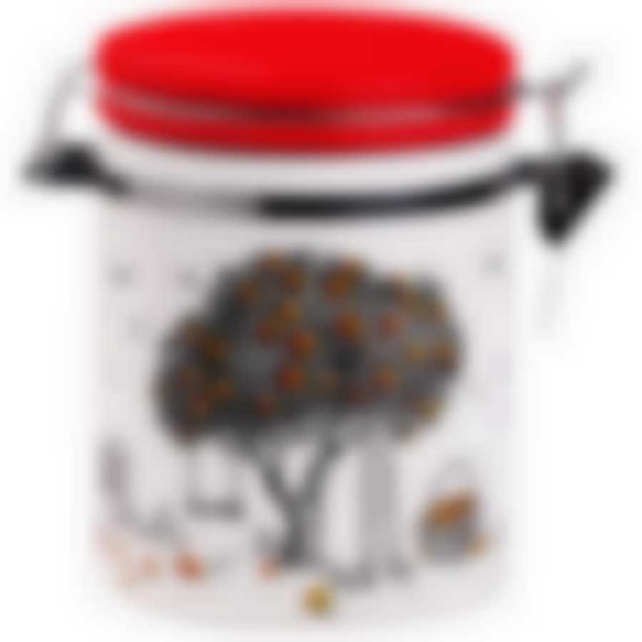 Банка круглая 600 мл c клипсой Apple Tree ТМ Appetite, ZFC039-6