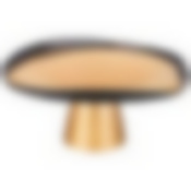 Блюдо на ножке Bohemia gold 28см