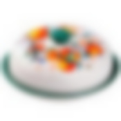 Блюдо для блинов круглое 23 см  Orange fruit ТМ Appetite, ZFC246-7