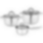 Набор кастрюль и ковш agness со стекл.крышками 6пр.0,9/2,6/3,5 л. размер 14x7,5/18x11,5/20x12.5 см