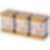 Набор емкостей для хранения Paradise bird из 3-х штук, 7,5х7,5х10,2 см, 0,5л