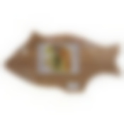 Доска разд. бук 210*400 рыба