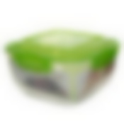 Воздухонепроницаемый квадратный контейнер с крышкой  2400 мл