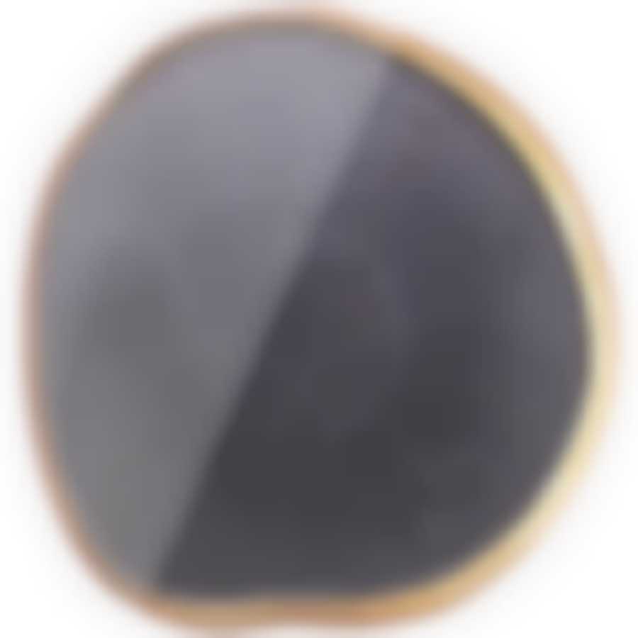 Тарелка сервировочная Bohemia black 21см