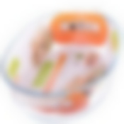 Форма для выпечки высокая 2,8л стекло LR