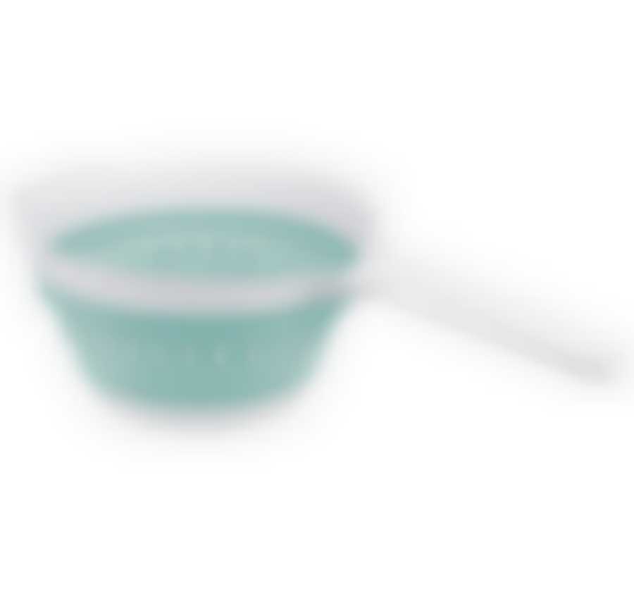 Дуршлаг ФЛЕКС складной с ручкой Морская волна