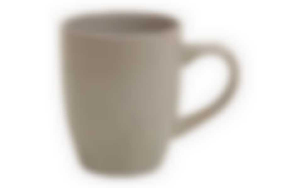 Кружка Бочка 350мл., цвет бежевый гранит