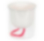 Кашпо ГРЕВИ D95мм H105мм 0,28л с фитильным поливом  Белый