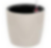 Кашпо АНФА D180мм с вставкой и с автополивом Кремовый
