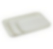 Подносы. Набор из 3х штук белый ротанг