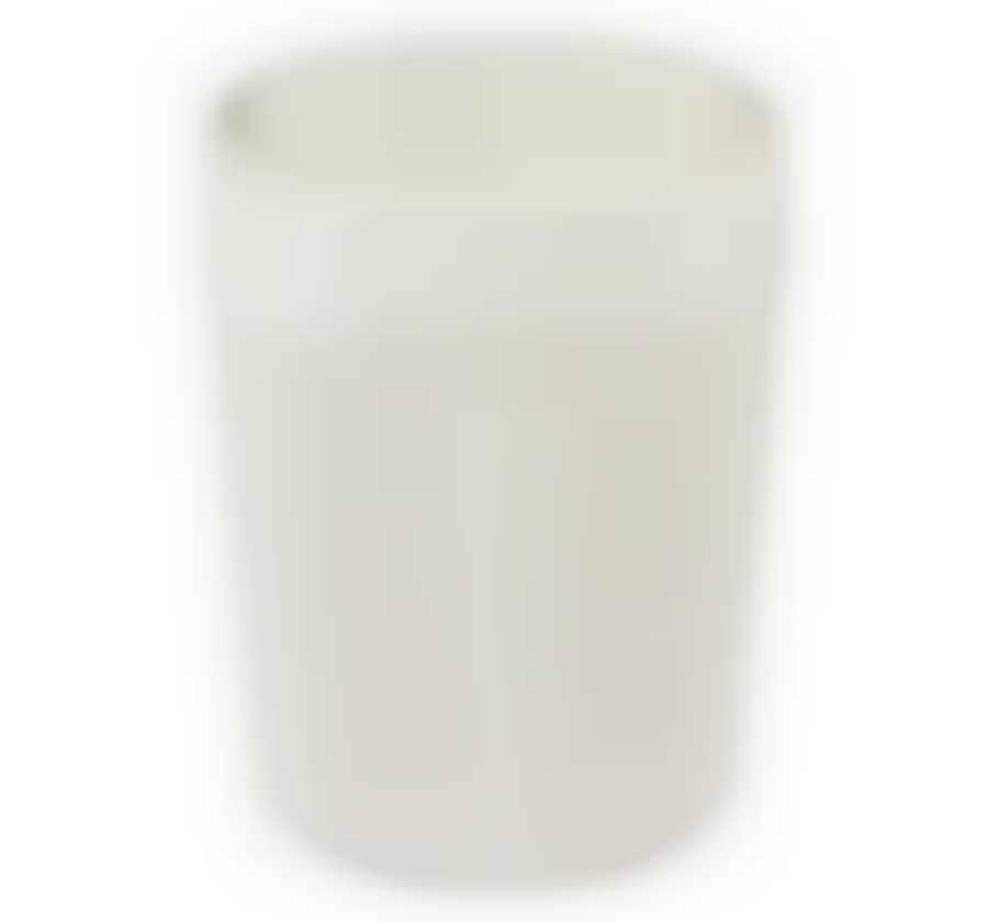 Контейнер для мусора ВЕЛЬВЕТ 4л белый ротанг