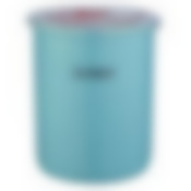 Керамическая банка с вакуумной крышкой, голубая, маленькая 0,7 л.