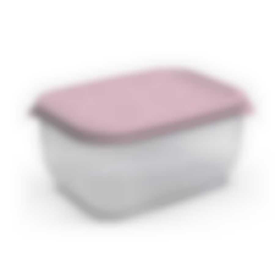 Контейнер прямоугольный Flexo 1,9л (цв. розовый)