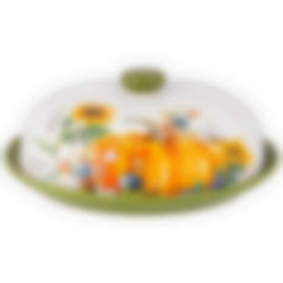 Блюдо для блинов с крышкой agness Урожай 23*10 см 