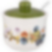 Сахарница с ложкой agness Урожай 10*9 см 300 мл 