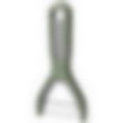 Овощечистка 2 в 1 , цвет:зеленый (кор=96шт) мал.уп.=24шт