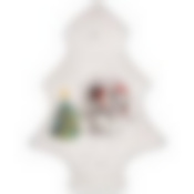 Блюдо agness “с новым годом!" в форме елки 23*19,5*5 см 