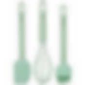 Набор: венчик, лопатка, кисточка agness, 3 предмета