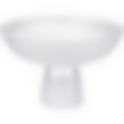 Блюдо на ножке Murano white, 21см