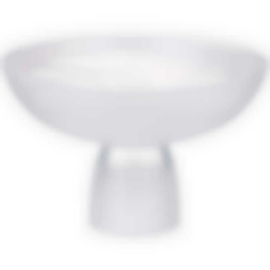 Блюдо на ножке Murano white, 21см