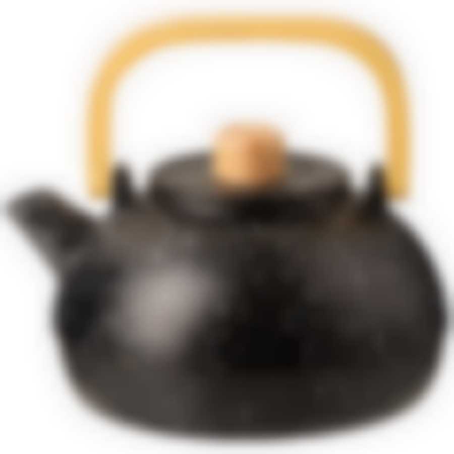 Заварочный чайник чугунный с эмалированным покрытием внутри 1100 мл