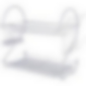 Подставка под посуду+пластиковый поддон, 41*40.5*25,5 см