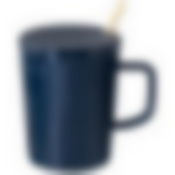 Кружка lefard Herbal  с крышкой и металл. ложкой 350 мл синяя 