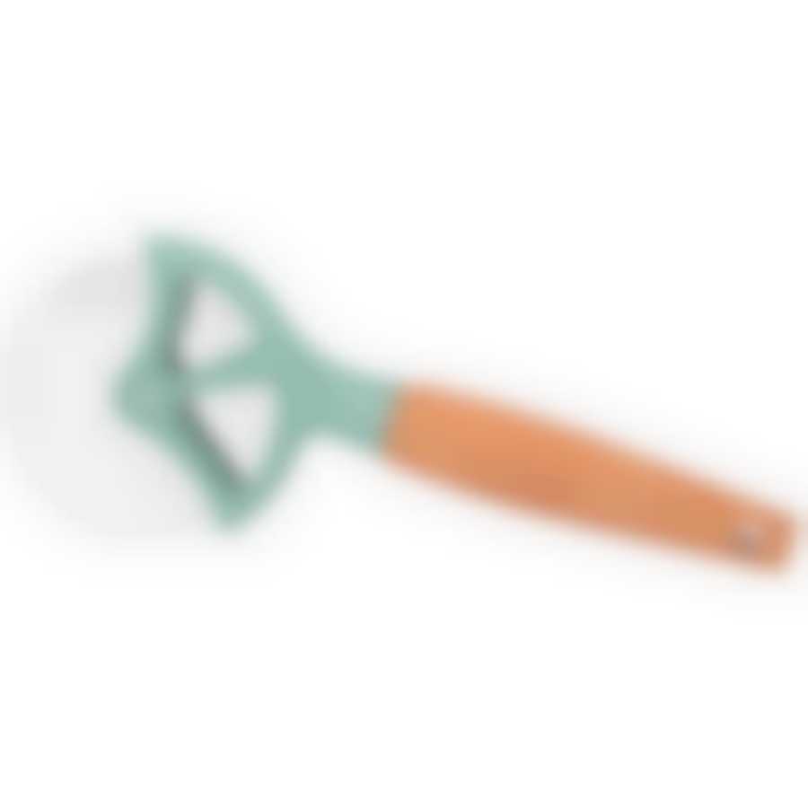 Нож для пиццы с деревянной ручкой 