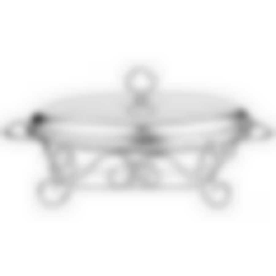 Мармит agness овальный silver 2,4l