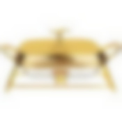 Мармит agness квадратный gold 1,8l