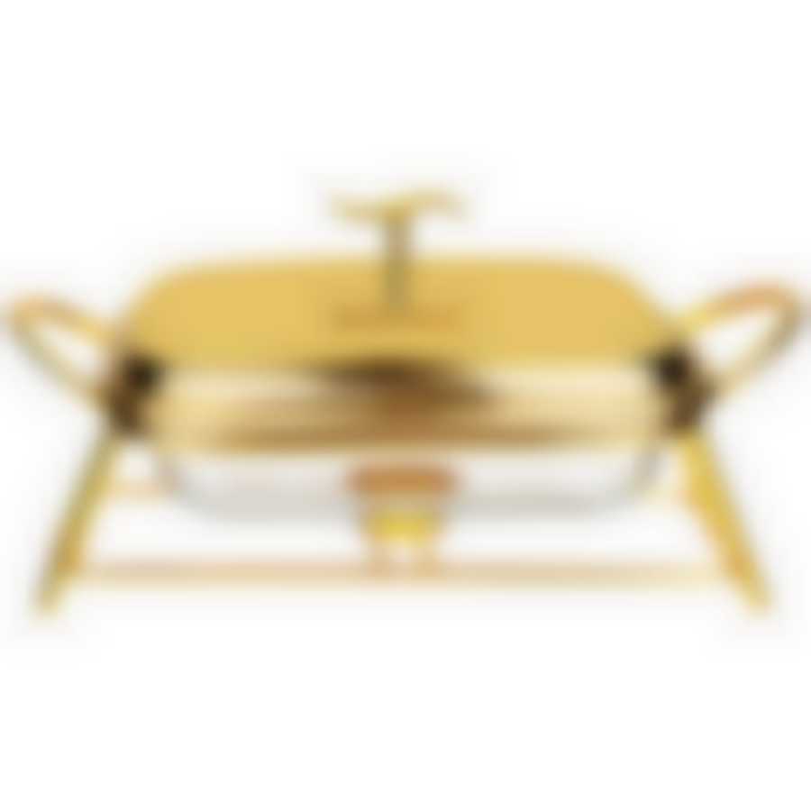 Мармит agness квадратный gold 1,8l