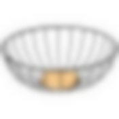 Фруктовница agness металлическая цвет: black, 25х9 см