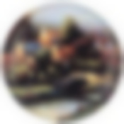 Поднос сервировочный agness Загородный пейзаж 33*2,1 см