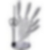 Набор ножей agness нжс на пластиковой вращающейся подставке 8 пр.