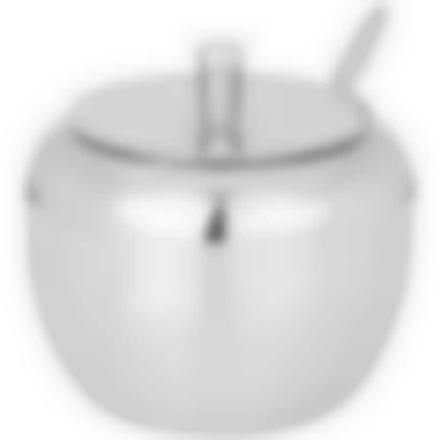 Сахарница agness с ложкой 400 мл 9,5х9,5х10cm