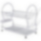 Подставка под посуду+пластиковый поддон, 41*38*25 см