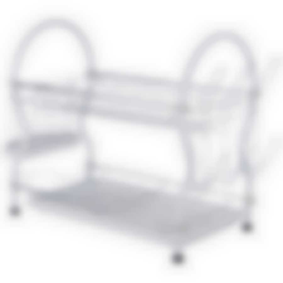 Подставка под посуду+пластиковый поддон, 41*38*25 см