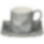 Чайная пара lefard Раффл 220 мл серая 