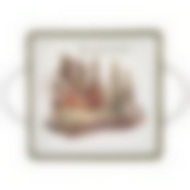 Блюдо с ручками lefard Family house квадрат. 25,5*18*4 см 