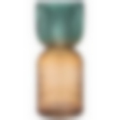 Ваза Art green/amber диаметр 13см высота 30см