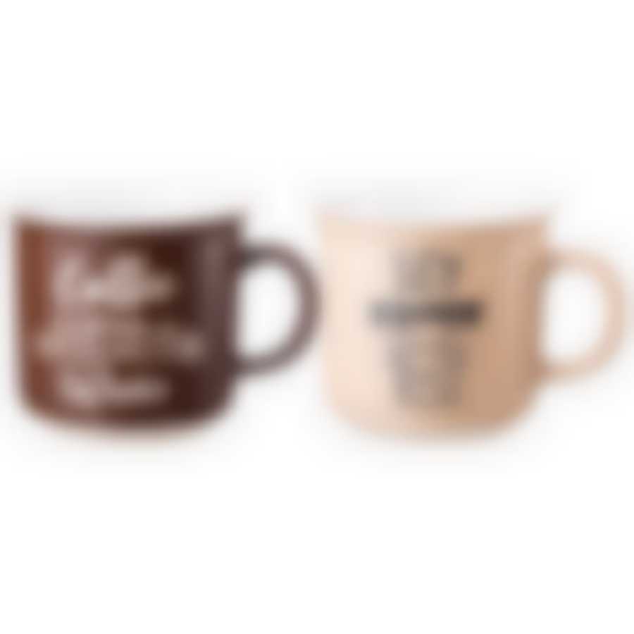 Набор кружек из 2 шт. 430 мл в крафтовой коробке