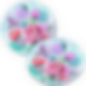 Доска разделочная. Подставка под горячее "Пионы и птички". Диаметр 20 см. NEW