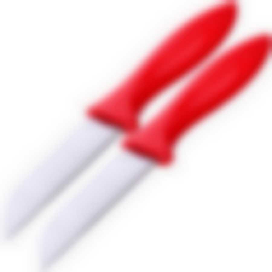 Нож красный 7,8 см 2 пр. MB