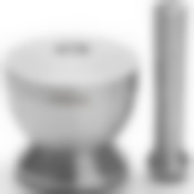 Ступка нержавейка с крышкой МВ