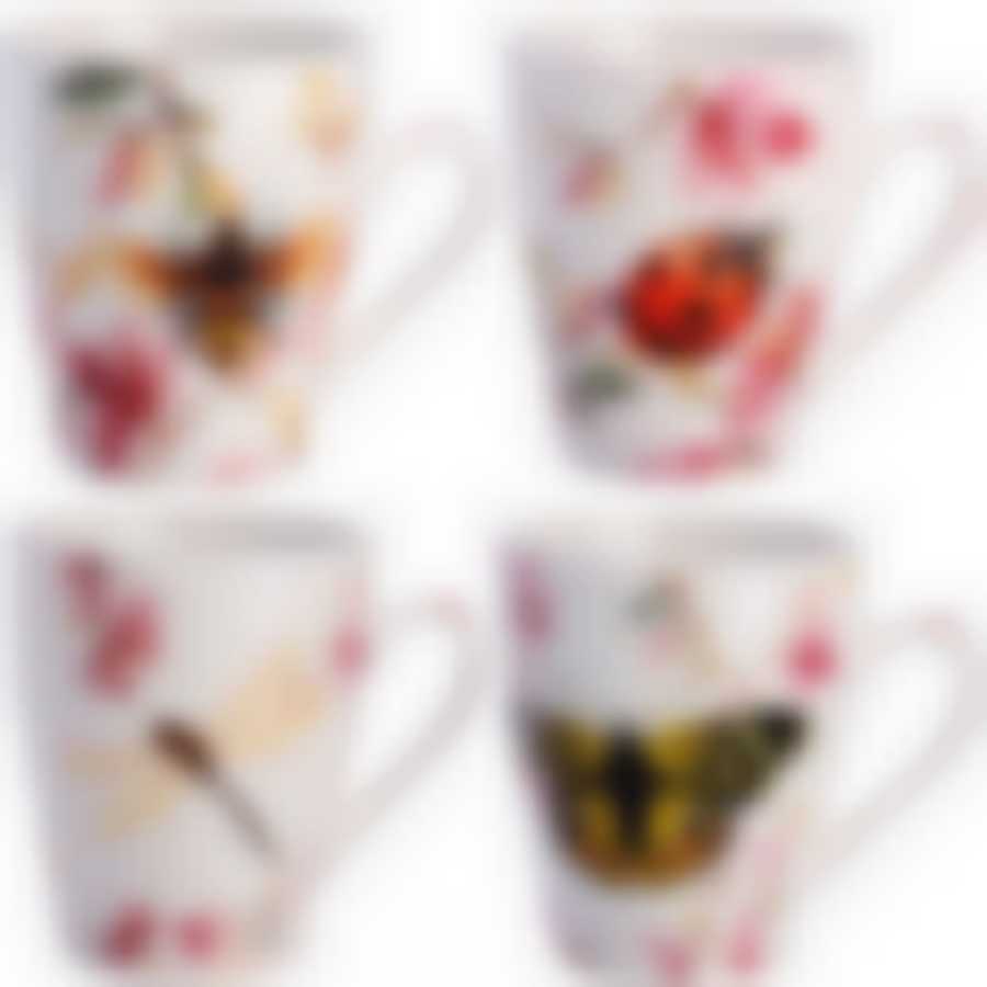 Набор кружек 4шт/упак 340мл LR